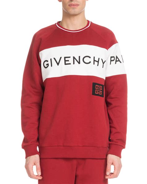 givenchy sweatshirt logo|givenchy sweatshirt men sale.